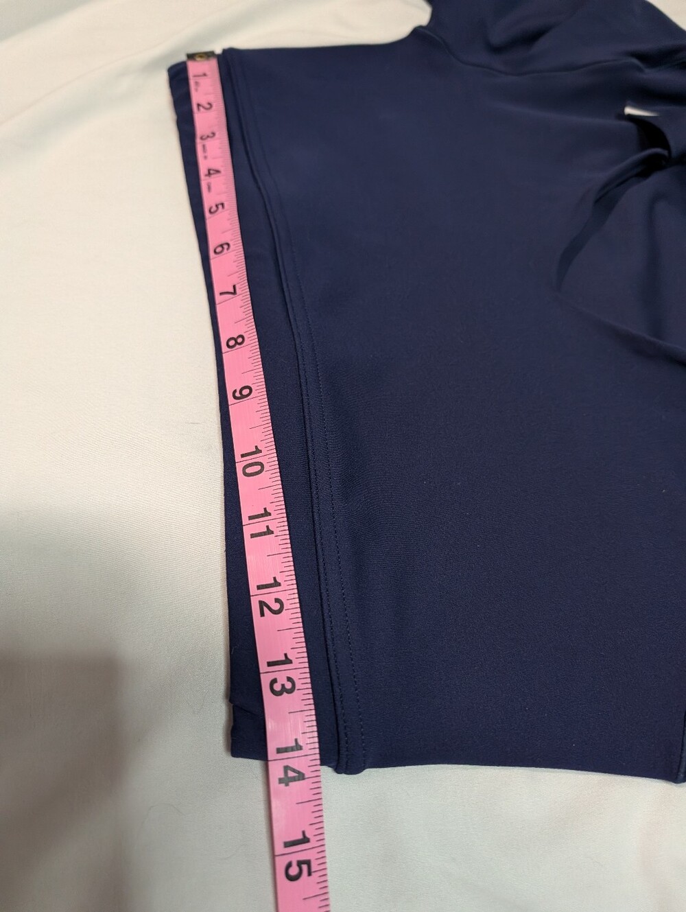 OFFLINE By Aerie Real Me Long Sleeve Polo Shirt Royal Navy Blue Women's Size Lrg - Picture 16 of 16